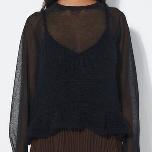 RITA ROW Frau Top Black